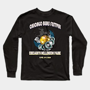 CHICAGO BLUES FESTIVAL T SHIRT Long Sleeve T-Shirt